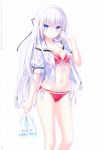  bikini key na-ga naruse_shiroha see_through summer_pockets swimsuits wet_clothes 