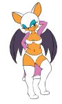  3:5 absurd_res anthro female hi_res rouge_the_bat six343 solo sonic_the_hedgehog_(series) 