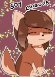  anthro big_eyes brown_body brown_fur canid canine canis domestic_dog eyes_closed female feral fluffy fluffy_tail fur green_eyes herding_dog hi_res lilcone male mammal pastoral_dog sagezilla solo spanish_text telegram_stickers text tongue tongue_out welsh_corgi 