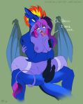  absurd_res airfly-pony anthro anthro_on_anthro breasts digital_media_(artwork) dragon duo equid equine erection female genitals hasbro hi_res horn imminent_sex interspecies male male/female mammal multi_genitalia multi_penis my_little_pony nipples nude penis unicorn wings 
