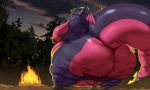  5:3 activision anthro belly big_belly big_breasts big_butt bonfire breasts butt camp campfire cellulite cynder dragon evening eyewear fathips female forest huge_breasts huge_butt hyper hyper_belly intersex looking_at_viewer morbidly_obese morbidly_obese_anthro morbidly_obese_female nature night nude obese obese_anthro obese_female overweight overweight_anthro overweight_female plant scalie small_wings solo spyro_the_dragon ssbbw sunglasses thick_arms thick_tail thick_thighs tree video_games wings 