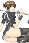  chai_xianghua kansuke panties sitting solo soulcalibur sword thighhighs underwear weapon 