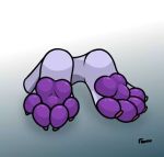  4_toes blakeysbeans claws feet foot_shot pawpads paws toe_claws toes unknown_artist 