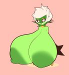  better_version_at_source big_breasts breasts cape clenched_teeth clothing elemental_creature elemental_humanoid female flora_fauna green_body green_nipples green_skin huge_breasts humanoid hyper hyper_breasts low_res nintendo nipples not_furry plant plant_humanoid plantpenetrator pok&eacute;mon pok&eacute;mon_(species) roserade short_stack solo teeth video_games 