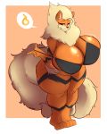  anthro arcanine big_breasts big_butt breasts butt canid clothing female fluffy fluffy_tail gin-blade hi_res huge_breasts hyper hyper_breasts looking_at_viewer mammal nintendo pok&eacute;mon pok&eacute;mon_(species) solo thick_thighs video_games 