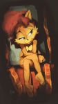  2013 anthro archie_comics breasts cheek_tuft chipmunk crossed_legs edtropolis eyelashes facial_tuft female fur ground_squirrel hair hi_res mammal nude red_hair rodent sally_acorn sciurid sitting solo sonic_the_hedgehog_(archie) sonic_the_hedgehog_(comics) sonic_the_hedgehog_(series) tuft 