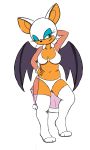  3:5 absurd_res anthro female hi_res rouge_the_bat six343 sketch solo sonic_the_hedgehog_(series) 