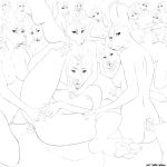  1:1 absurd_res anal anal_fingering anthro canid canine canis english_text female female/female fingering fingering_partner fingering_self fox group hi_res mammal masturbation notdonebaking penetration text vaginal vaginal_fingering vaginal_masturbation wolf 