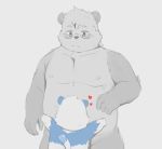  &lt;3 2020 anthro belly blue_body blue_fur duo fur giant_panda hug male mammal nipples overweight overweight_male pzxecxq1b4s3n8p ursid 
