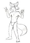  anthro asian_clothing barefoot black_and_white bulge canid canine clothed clothing east_asian_clothing eye_patch eyewear fox fundoshi holding_object japanese_clothing jillas male mammal monochrome navel peace_sign_(disambiguation) rock simple_background sketch solo thegreatmatsutzu topless underwear white_background 