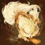  arcanine brown_background claws commentary_request creature full_body gen_1_pokemon nekoya_saki no_humans pokemon pokemon_(creature) realistic simple_background solo 