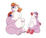  allister_carver anthro belly butt duo dusk_acres hair hi_res hornyphobic hypnosis male male/male mammal mind_control mouse murid murine nipples notus_(character) nude overweight overweight_male polar_bear presenting presenting_hindquarters red_hair rodent spiral_eyes ursid ursine 