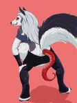 2020 abdominal_bulge ambiguous_gender ambiguous_prey anal anal_juice anal_vore anthro anthro_pred belly big_tail black_body black_claws black_fur bottomwear canid canid_demon claws clothing collar demon dragon ear_piercing female female/ambiguous female_pred feral feral_prey fur gloves grey_body grey_fur hair handwear hellhound helluva_boss hi_res leggings legwear looking_back loona_(vivzmind) mammal multicolored_body multicolored_fur piercing raised_tail red_body red_scales red_sclera scales shoulder_tuft skirt skirt_down smile standing strega toe_claws tuft vore white_body white_eyes white_fur white_hair 