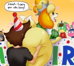  &lt;3 2020 absurd_res anal animal_crossing anthro big_butt blush butt butt_grab canid canine canis dialogue digby_(animal_crossing) domestic_dog duo_focus english_text female group hand_on_butt hi_res huge_butt human human_on_anthro interspecies isabelle_(animal_crossing) lagomorph leporid male male/female mammal nintendo open_mouth oral rabbit rimming sex shih_tzu text tongue tongue_out toy_dog video_games xmetalhusky 