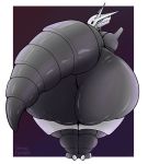  absurd_res aggron anthro bent_over big_butt butt female grumpy_feathers hi_res huge_butt hyper hyper_butt looking_back nintendo pok&eacute;mon pok&eacute;mon_(species) presenting rear_view solo thick_thighs video_games 