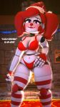  9:16 animatronic baby_(fnafsl) big_breasts big_butt bra breasts butt camera christmas christmas_clothing christmas_headwear circus_baby_(fnaf) clothing cosplay costume female fire fireplace fist five_nights_at_freddy&#039;s hair hat headgear headwear hi_res holidays huge_breasts huge_butt humanoid jollyferret leggings legwear looking_at_viewer machine panties pose purple_eyes red_hair robot robot_humanoid santa_costume santa_hat santa_suit sister_location smile smirk solo teaser teasing thick_thighs underwear video_games 