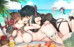  beach bikini epic7 shoujo_ai swimsuit tagme_(character) yoruri 