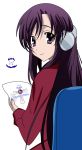  book chair headphones katsura_kotonoha school_days transparent 