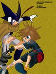  bass crossover disney kingdom_hearts mega_man sora trainer 