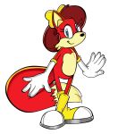  2020 alpha_channel anthro archie_comics auto-fiona canid canine clothing cusith-baby digital_media_(artwork) eyelashes female fox gloves hair handwear hi_res looking_at_viewer mammal simple_background smile solo sonic_the_hedgehog_(archie) sonic_the_hedgehog_(comics) sonic_the_hedgehog_(series) 