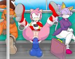  amy_rose anal anal_penetration anthro anus blaze_the_cat blush briefcase bus butt candy casual_nudity casual_sex clothed clothing commercial_vehicle crossed_legs dessert disembodied_hand disembodied_penis disinterested_sex female female_penetrated food genitals group hi_res holding_legs holding_legs_back holding_legs_up lollipop looking_at_another male male/female male_penetrating male_penetrating_female masturbation penetration penis phone presenting presenting_anus presenting_hindquarters presenting_pussy public public_transportation pussy sex sonic_boom sonic_the_hedgehog_(series) sticks_the_jungle_badger tinydevilhorns vaginal vaginal_masturbation vehicle vehicle_for_hire 