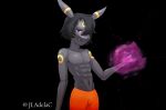  anthro anthrofied black_nose eeveelution hair hair_over_eye hi_res male nintendo one_eye_obstructed pok&eacute;mon pok&eacute;mon_(species) powers psycho_boost shadow_ball solo umbreon video_games zarose 