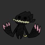  1:1 banette black_body black_eyes doll female grey_background gurumi hi_res humanoid nintendo no_pupils pok&eacute;mon pok&eacute;mon_(species) simple_background solo teeth video_games 