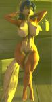  3d_(artwork) anthro big_breasts big_butt breasts butt canid canine carmelita_fox digital_media_(artwork) feet female fox hi_res madrabbitsfm mammal pose sly_cooper_(series) solo sony_corporation sony_interactive_entertainment sucker_punch_productions video_games wide_hips 