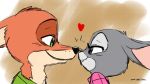  &lt;3 16:9 2018 anthro canid canine disney duo female fox hi_res joaoppereiraus judy_hopps lagomorph leporid male male/female mammal nick_wilde nuzzling rabbit romantic_couple touching_noses widescreen zootopia 