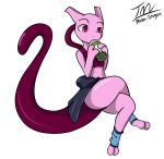  2020 absurd_res alpha_channel anthro clothing crossed_legs drinking fan_character front_view hi_res holding_object hoodie hoodie_around_waist legendary_pok&eacute;mon male mewtwo nintendo pat_(lapatte) pok&eacute;mon pok&eacute;mon_(species) prate purple_body purple_eyes signature simple_background solo topwear transparent_background video_games 