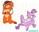  anthro anus arm_over_head big_breasts blaze_the_cat blush breasts colored degener4te digital_media_(artwork) domestic_cat duo echidna embarrassed embarrassed_nude_exposure felid feline felis female genitals hi_res mammal monotreme nude pussy shade_the_echidna signature slim small_breasts sonic_chronicles:_the_dark_brotherhood sonic_the_hedgehog_(series) spread_legs spreading 