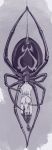  absurd_res arachnid arachnid_taur areola arthropod arthropod_taur breasts drider dungeons_and_dragons ear_piercing equid equine fangs genitals hasbro hi_res horn horse hybrid looking_at_viewer mammal monochrome multi_eye my_little_pony nipples phathusa piercing pony pose pussy spider spider_taur spider_web suspension taur upside_down wizards_of_the_coast 