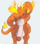  2019 abs anthro balls big_balls big_muscles big_penis brown_nipples charizard colored_sketch crocobu erection genitals hand_behind_head hand_on_hip hi_res huge_balls huge_muscles huge_penis humanoid_genitalia humanoid_penis hyper hyper_genitalia hyper_penis looking_at_viewer male muscular muscular_anthro muscular_arms muscular_legs muscular_male nintendo nipples orange_body penis pok&eacute;mon pok&eacute;mon_(species) portrait red_sclera scalie simple_background solo standing three-quarter_portrait video_games white_background yellow_eyes 