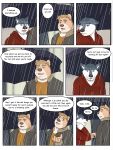  2020 3:4 anthro canid canine canis clothing comic domestic_dog english_text facial_hair fur group hi_res husky male mammal nordic_sled_dog rain-yatsu rainier rick_(rain-yatsu) seattle_fur spitz text ursid 