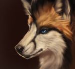  canid canine canis conditional_dnp domestic_dog feral fox icon latex_(artist) low_res male male/male mammal portrait royzilya solo wolf 