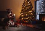  3d_(artwork) anthro bdsm blender_(disambiguation) bondage bound breasts brown_body brown_fur canid canine canis chastity_belt chastity_device christmas christmas_tree clothing controller cookie digital_media_(artwork) female fireplace food fur furniture gift gift_wrapped hair holidays mammal milk nipples nude plant red_hair remote_controlled_vibrator ribbon_bondage ribbons savanna self-bondage sentharn sex_toy sex_toy_under_clothing sofa solo submissive submissive_female tree vibrator wolf 