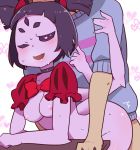  female muffet protagonist_(undertale) sex undertale video_games ハッソ 