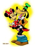  bad_guy disney goofy minnie_mouse tagme 