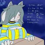  1:1 anthro breasts clothed clothing hair mammal tem temmie_(undertale) trigoat undertale video_games white_body 