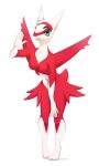  3:5 3_toes absurd_res alpha_channel anthro blue_eyes breasts chloe-dog cute_face eyelashes female hi_res latias legendary_pok&eacute;mon looking_at_viewer nintendo nude pok&eacute;mon pok&eacute;mon_(species) red_body solo toes video_games wave white_body 