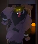  absurd_res genitals hi_res hyper incrediblecrocodile krampus male muscular muscular_male penis solo 