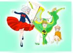  1boy 2girls cardcaptor_sakura kinomoto_sakura li_xiaolang mind_control multiple_girls sasaki_rika sword_(clow_card) 