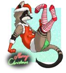  2020 african_civet alpha_channel anthro arm_support blue_background brown_body brown_eyes brown_fur bulge cheek_tuft christmas christmas_clothing christmas_headwear civet clothed clothing costume cute_fangs dipstick_tail english_text facial_tuft footwear fur genital_outline gloves half-closed_eyes handwear hat headgear headwear holidays knee_highs knee_socks legs_up legwear looking_at_viewer male mammal multicolored_tail narrowed_eyes neck_tuft pattern_clothing pattern_legwear pattern_socks penis_outline rob_(robcivecat) robcivecat santa_costume santa_hat simple_background smile socks solo striped_body striped_clothing striped_fur striped_legwear striped_socks stripes text topwear transparent_background tuft underwear vest viverrid white_body white_fur 