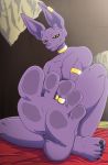  2020 5_toes anthro barefoot beerus black_nails colored_nails digit_ring domestic_cat dragon_ball dragon_ball_super feet felid feline felis foot_focus footninja15_(artist) hairless hairless_cat hi_res humanoid_feet inside jewelry looking_at_viewer male mammal nails nude purple_body ring sitting soles solo sphynx_(cat) toe_ring toes yellow_sclera 