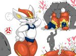  anthro big_butt butt cinderace duo enigi09 female genitals hi_res human interspecies male male/female mammal nintendo penis pok&eacute;mon pok&eacute;mon_(species) pussy sex video_games wide_hips 