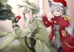  animal_ears arknights christmas firewatch_(arknights) projekt_red_(arknights) tagme 
