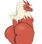  absurd_res anthro big_butt blaziken bottom_heavy breasts butt curvy_figure female hi_res looking_back nintendo plantedpot pok&eacute;mon pok&eacute;mon_(species) presenting presenting_hindquarters simple_background solo solo_focus thick_thighs video_games voluptuous wide_hips 