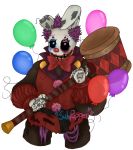  &lt;3 2020 5_fingers alpha_channel animatronic anthro balloon big_bow_tie blue_eyes bodypaint bow_tie clothed clothing clown clown_nose clown_springtrap_(fnaf) dilated_pupils face_paint fingers five_nights_at_freddy&#039;s five_nights_at_freddy&#039;s_3 five_nights_at_freddy&#039;s_ar hair hammer lagomorph leporid lips long_ears looking_at_viewer machine male mammal multicolored_eyes notched_ear open_mouth portrait purple_eyes purple_hair rabbit red_lips red_nose robot rotten_teeth sewn_eyelid shirt short_hair signature simple_background smile solo springtrap_(fnaf) standing stitch_(disambiguation) subpupper teeth tools topwear torn_hand transparent_background uniform video_games weapon white_body wire 