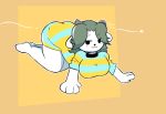  anthro breasts clothed clothing female hair mammal tem temmie_(undertale) topwear undertale video_games white_body 