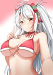  azur_lane bra christmas moyoron prinz_eugen_(azur_lane) tagme 